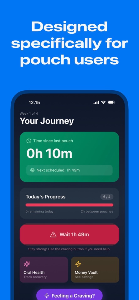 Pouch Free: Quit Nicotine screenshot 1
