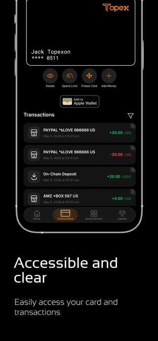 Topex Card Screenshot 2 of 5