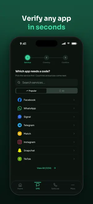 SafeCode OTP screenshot 1