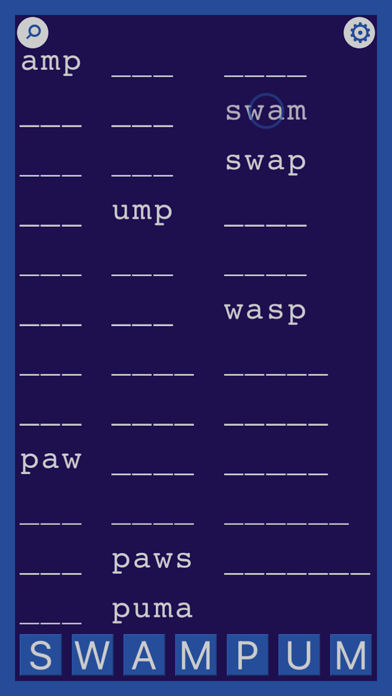 Screenshot #6 for All The Words