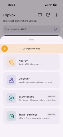TripVox iPhone screenshot