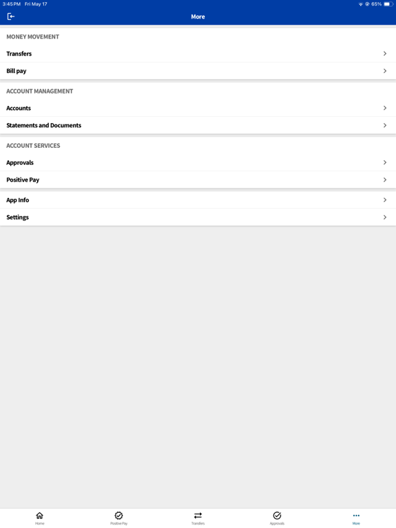 S&T Business Mobile Banking iPad screenshot 5 - Business app