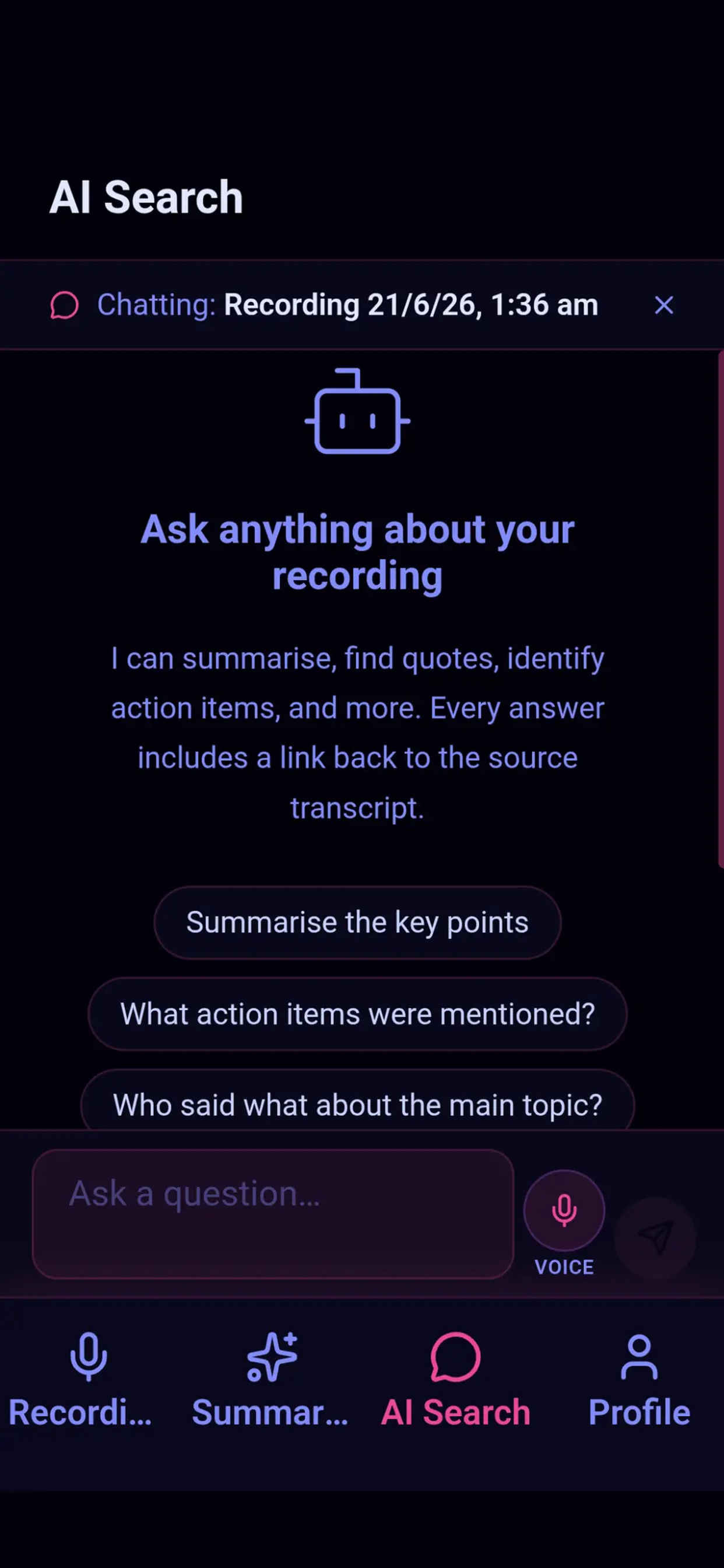 Talk2Memo screenshot 3