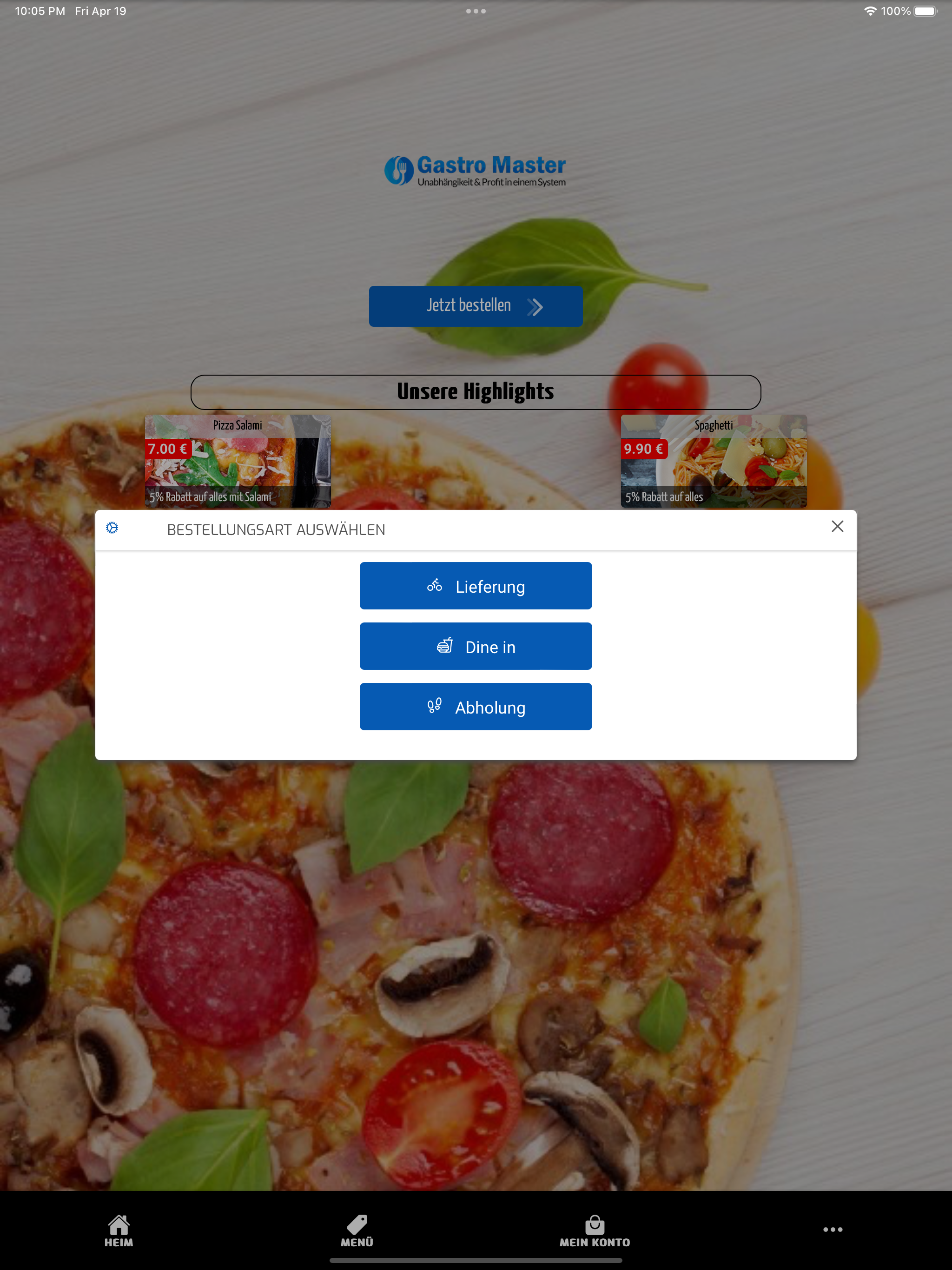 Gastro Master App