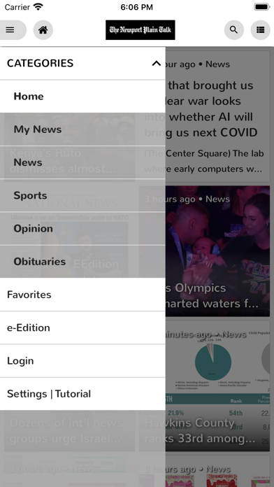 The Newport Plain Talk Screenshot