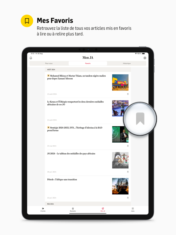 Jeune Afrique iPad screenshot 9 - News app