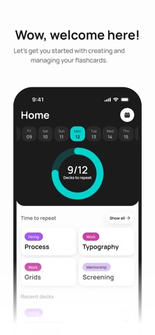 FlowMemory:  Flashcards Maker screenshot