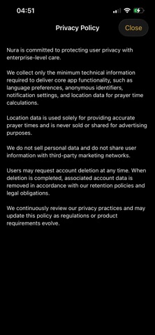 Nura Islamic App Screenshot 8 of 9