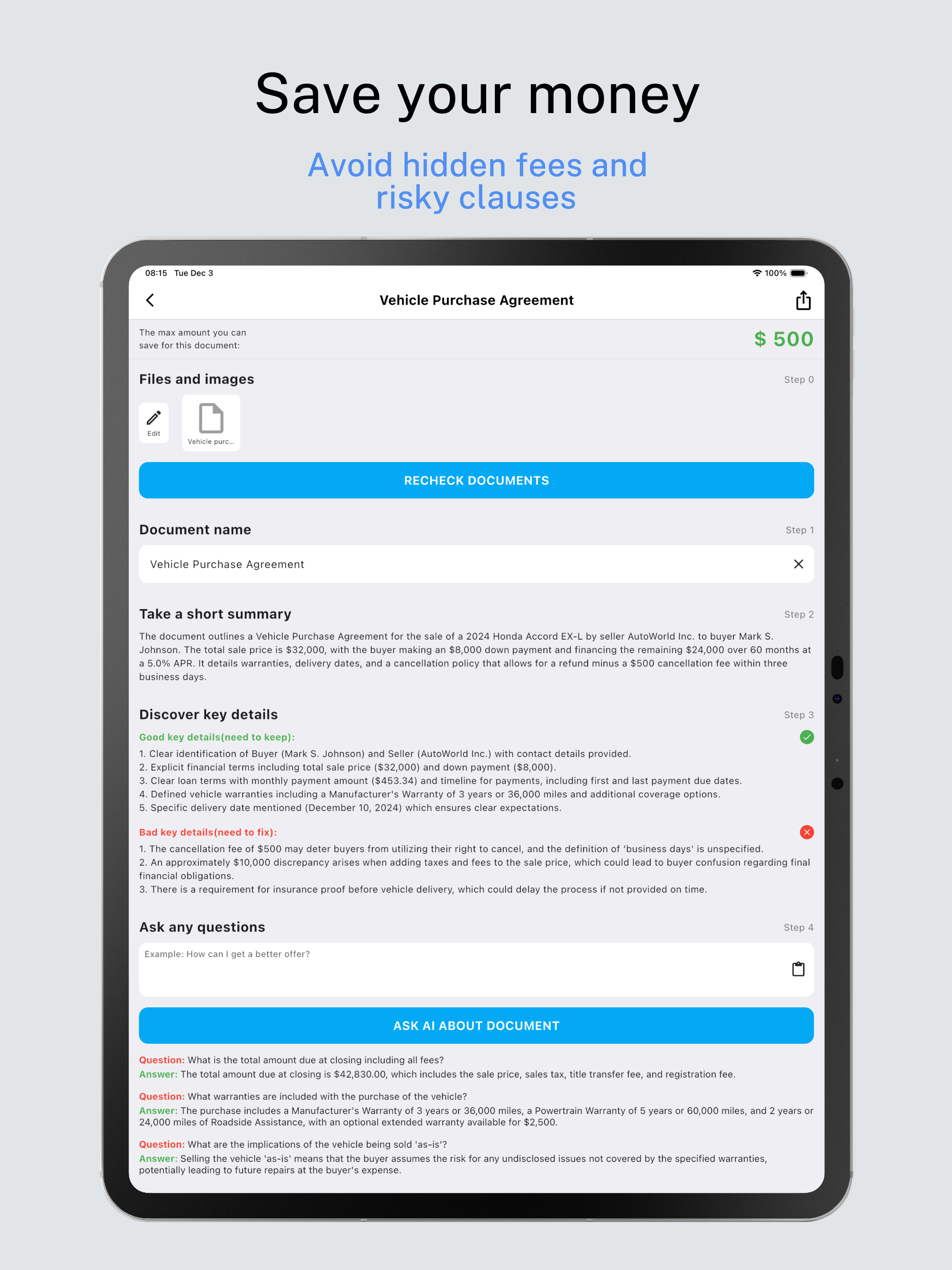 DocSpy — AI Document Checker