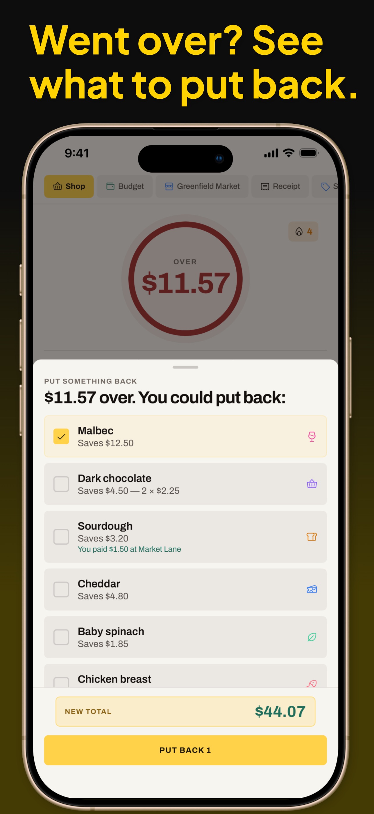 Screenshot 5 of Tallycart: Grocery & Budget
