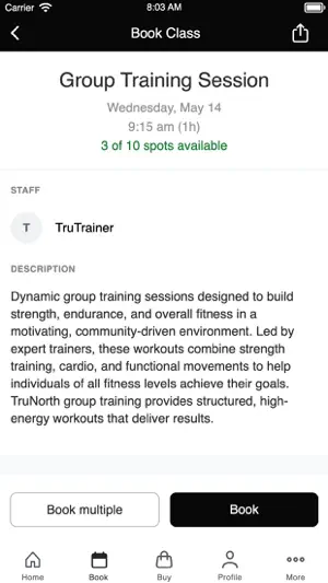 TruNorth Fitness screenshot 3