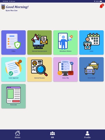 KIS HUMAN RESOURCES iPad screenshot