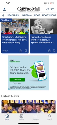 Charleston Gazette-Mail screenshot