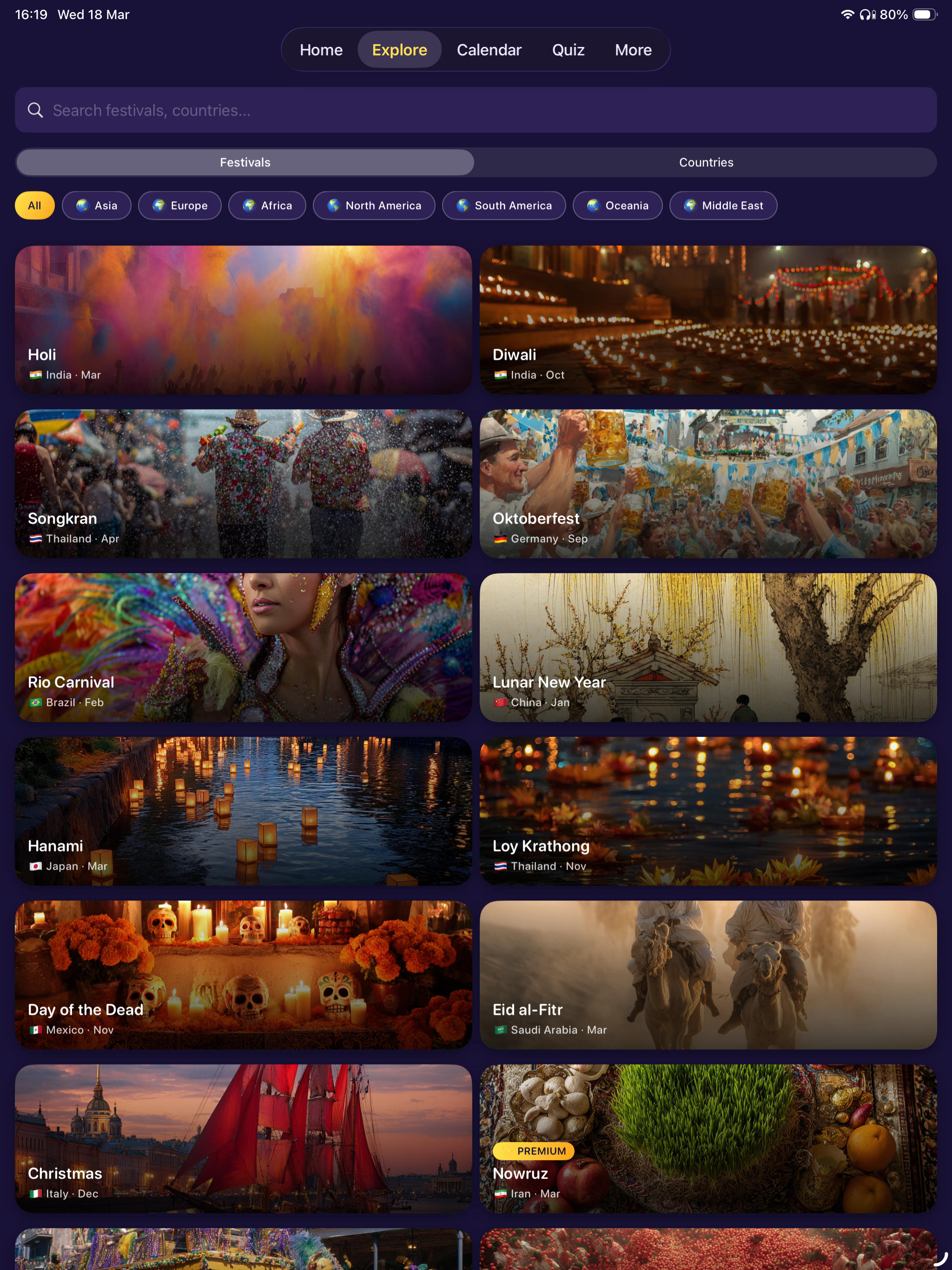 Festival Atlas: Culture Quiz screenshot 11
