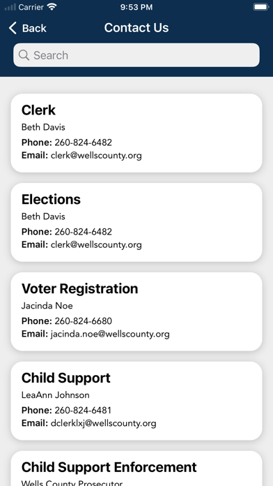 Wells County Clerk IN Screenshot