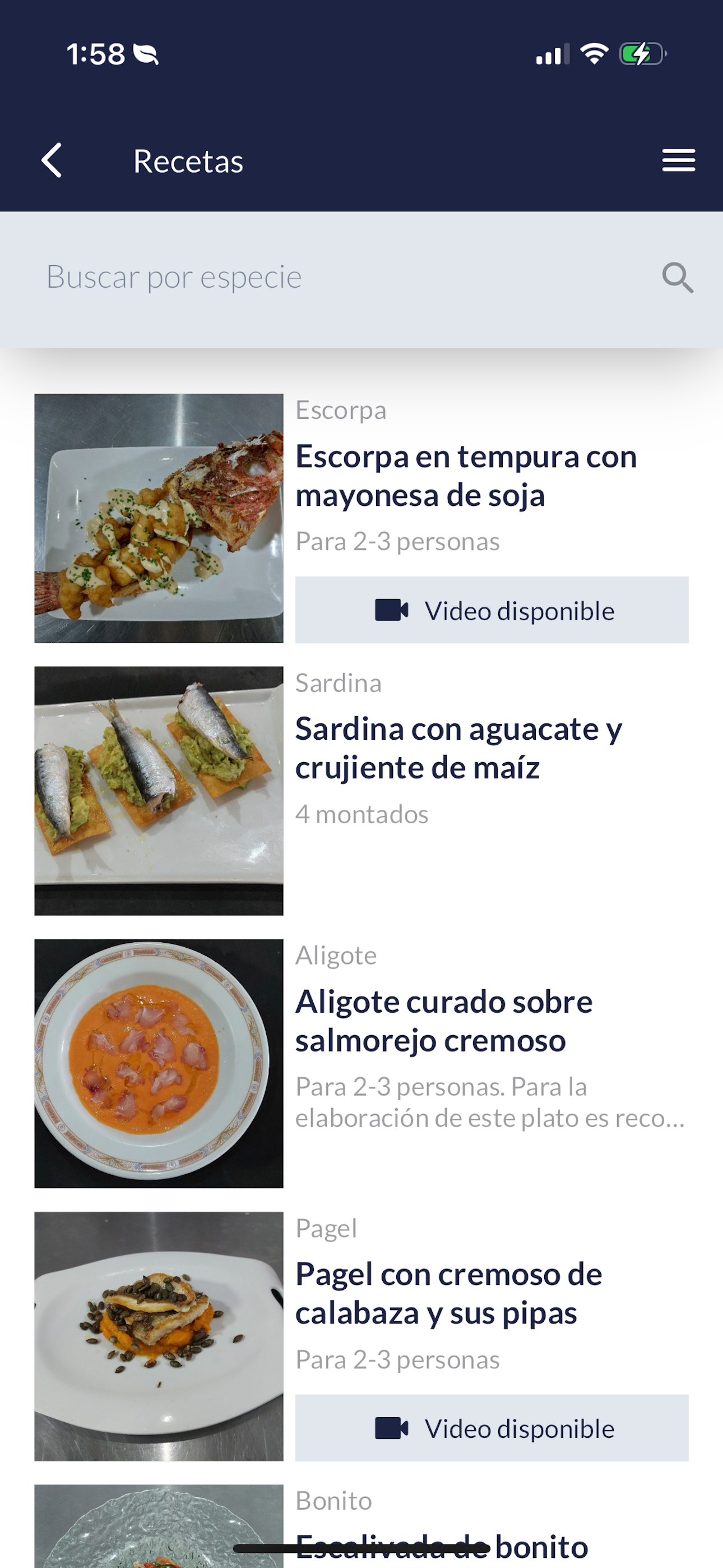Consumo Pesca Artesanal screenshot 5