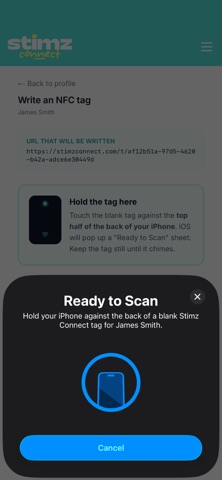 Stimz Connect iPhone screenshot