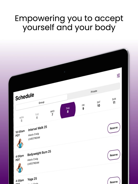 The Next Fitness Thing iPad screenshot 4 - Health & Fitness app