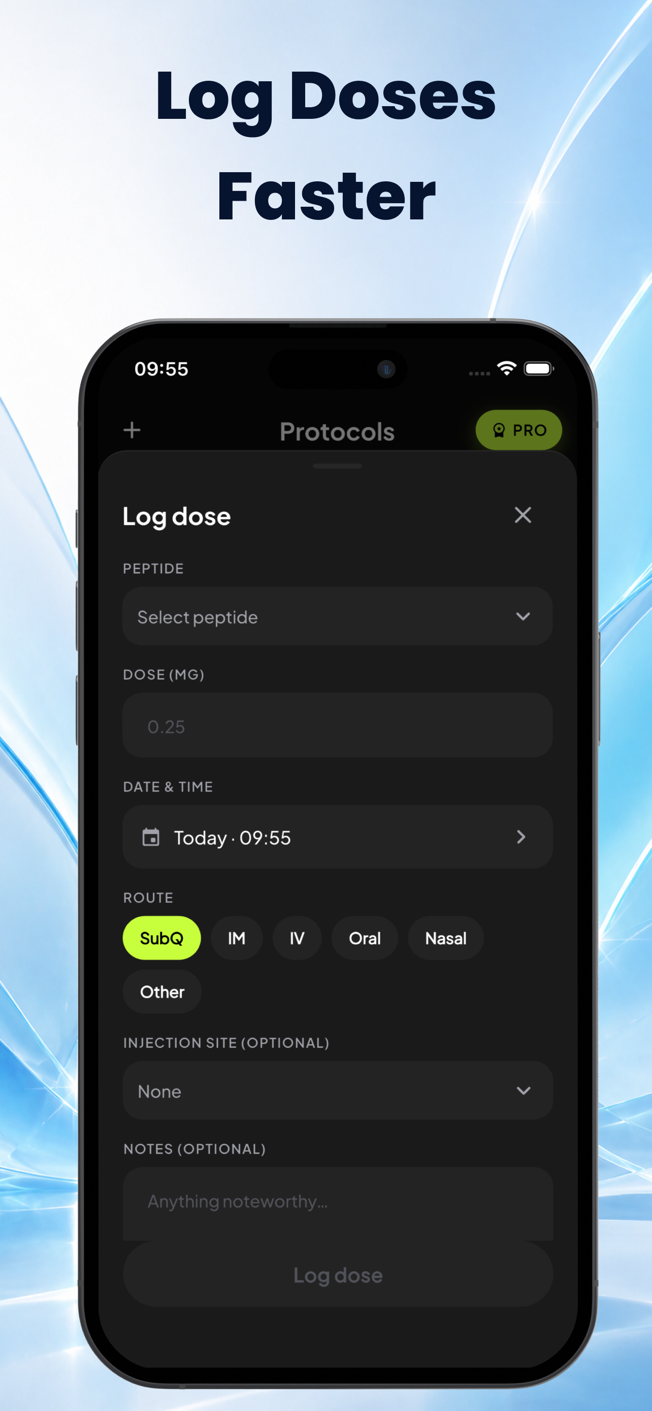 Peptide Tracker: PeptiPal