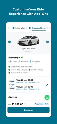 KINTO Singapore iPhone screenshot