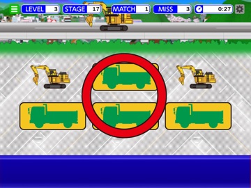 WorkCarMatchingGame iPad screenshot