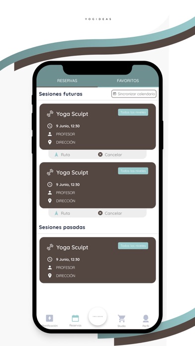 Espacio Yogideas app screenshot 3