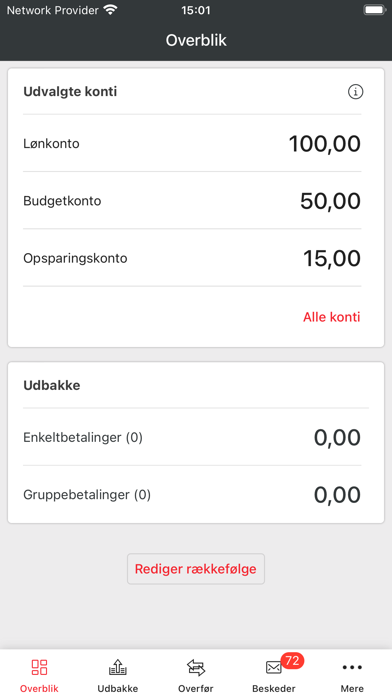 Totalbanken Erhverv Screenshot