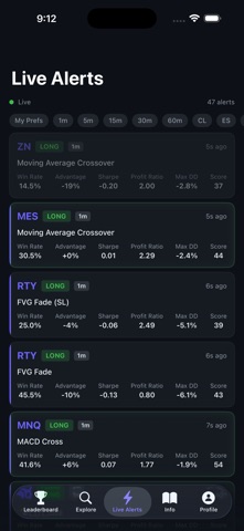Funded Quant screenshot