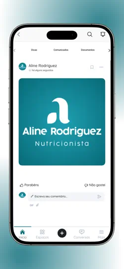 Captura de pantalla de Aline Rodriguez Nutri en iPhone 3