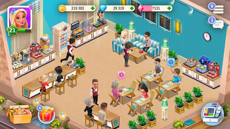 #8. My Cafe — Restaurant Game (iOS) 由: Melsoft