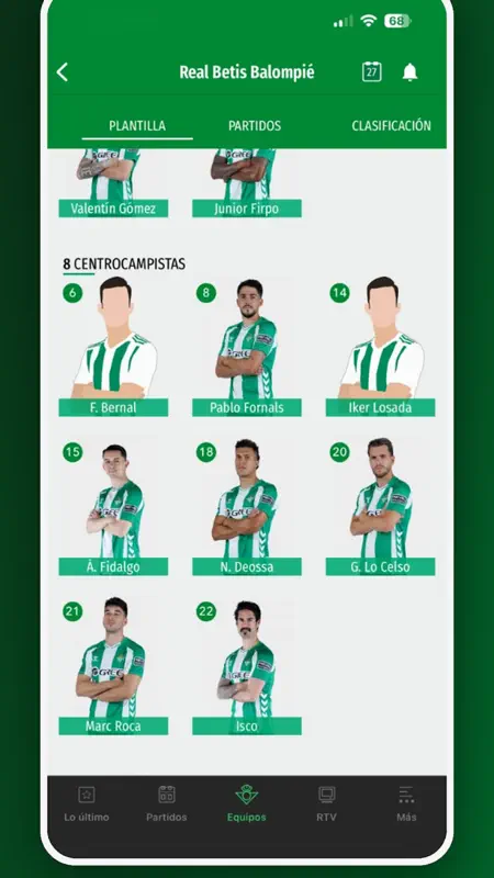 Real Betis Balompié screenshot 2 of 7