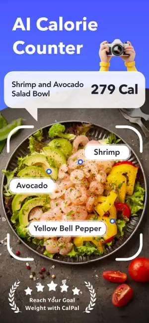 CalPal - Calorie Counter & Fit screenshot 1