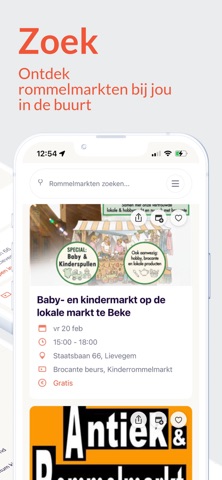 Bazaarzoeker screenshot