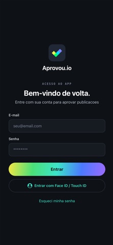 Aprovou.io iPhone screenshot