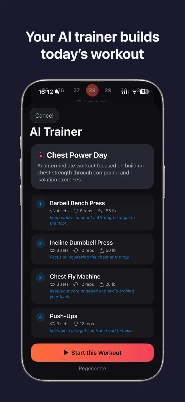 Muscle Gym Diary Screenshot 4
