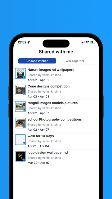App screenshot