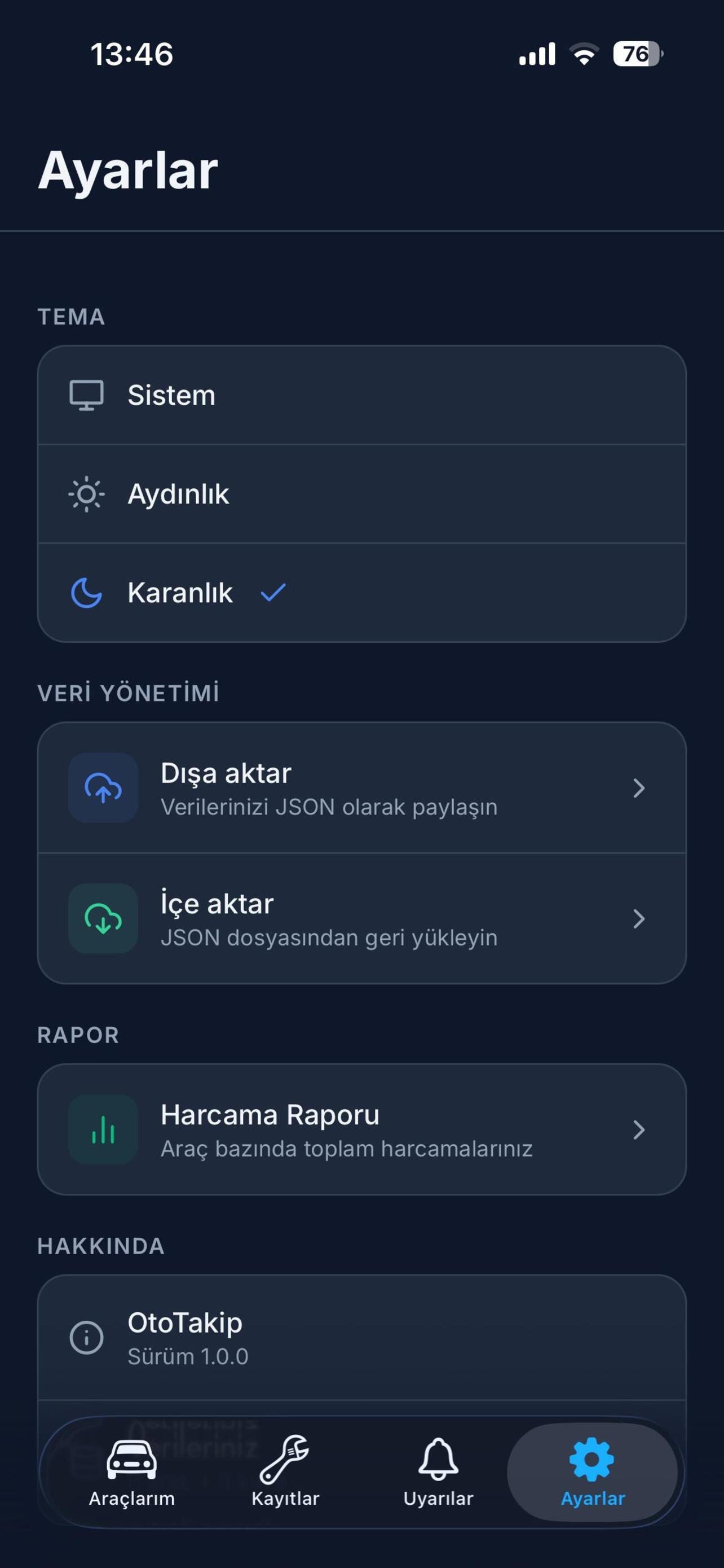 OtoTakip screenshot 4