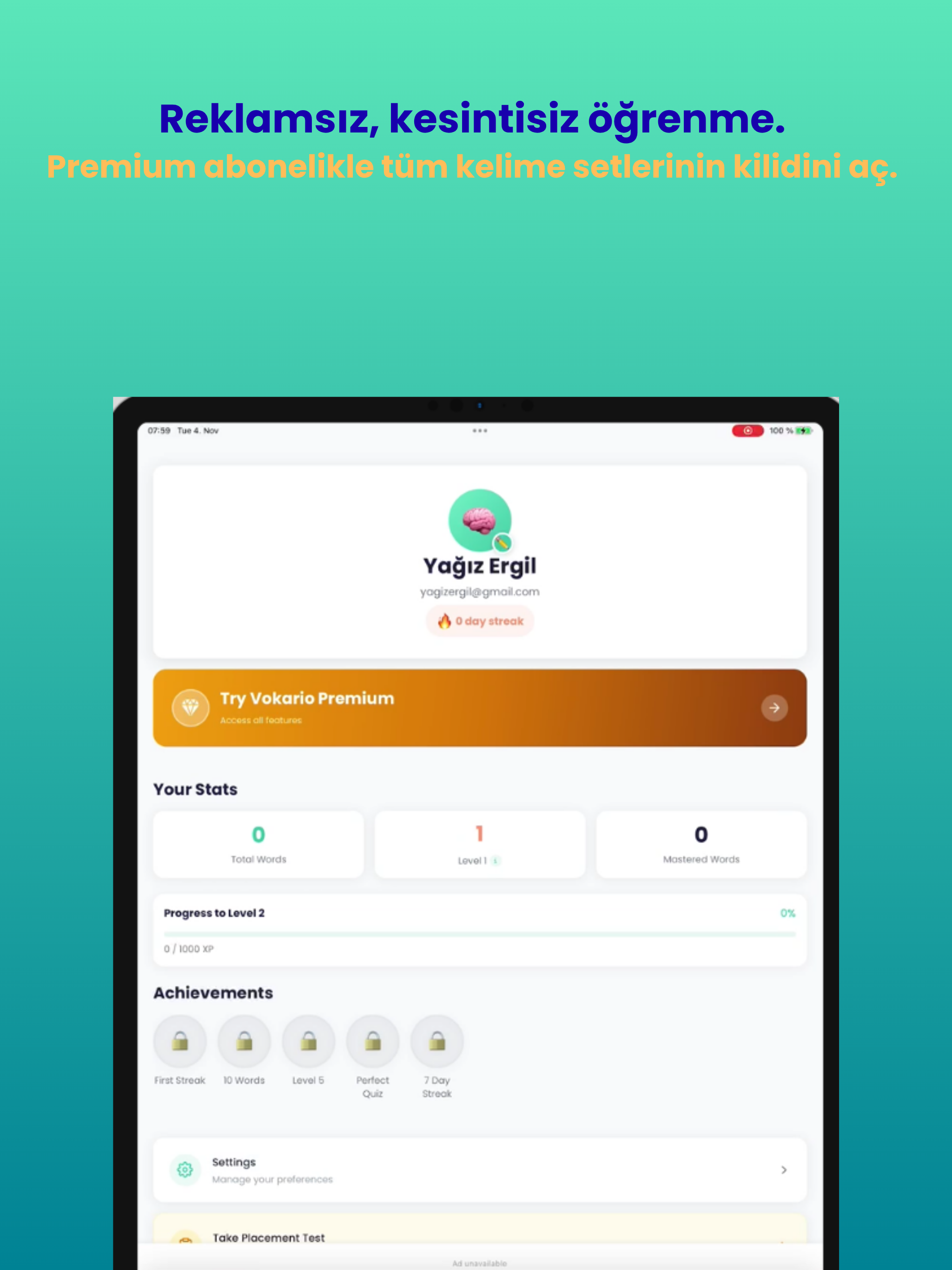 Vokario Learn English Words