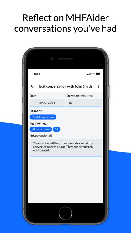 MHFAider Support App