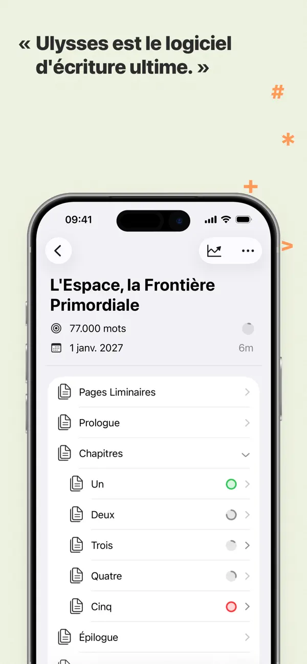 Screenshot #2 pour Ulysses: App d'écriture