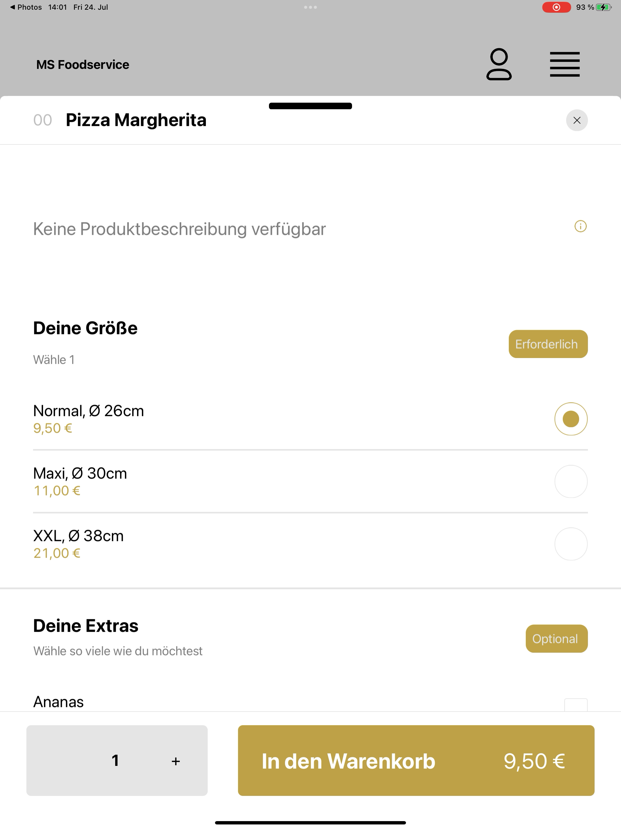 MS Foodservice screenshot 15