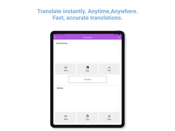 English - Baoulé Translator iPad screenshot