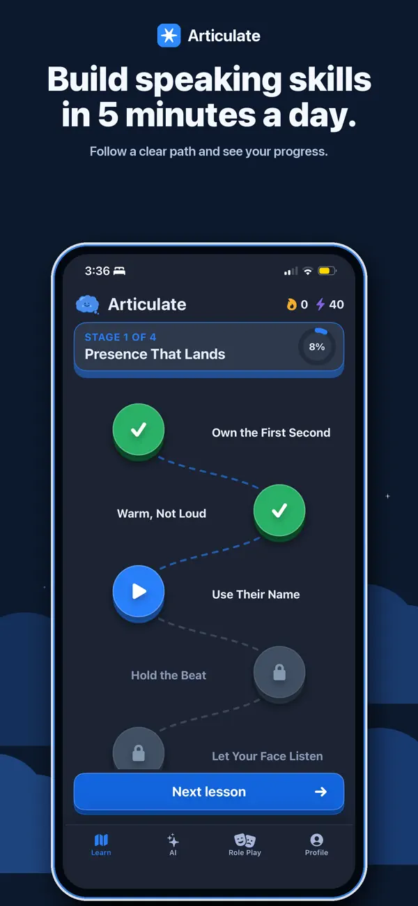 Screenshot #3 pour Articulate: speak smarter.