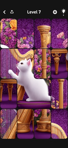 Cat Puzzles. iPhone screenshot