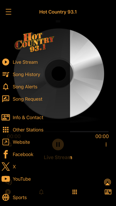 Hot Country 93.1 Screenshot