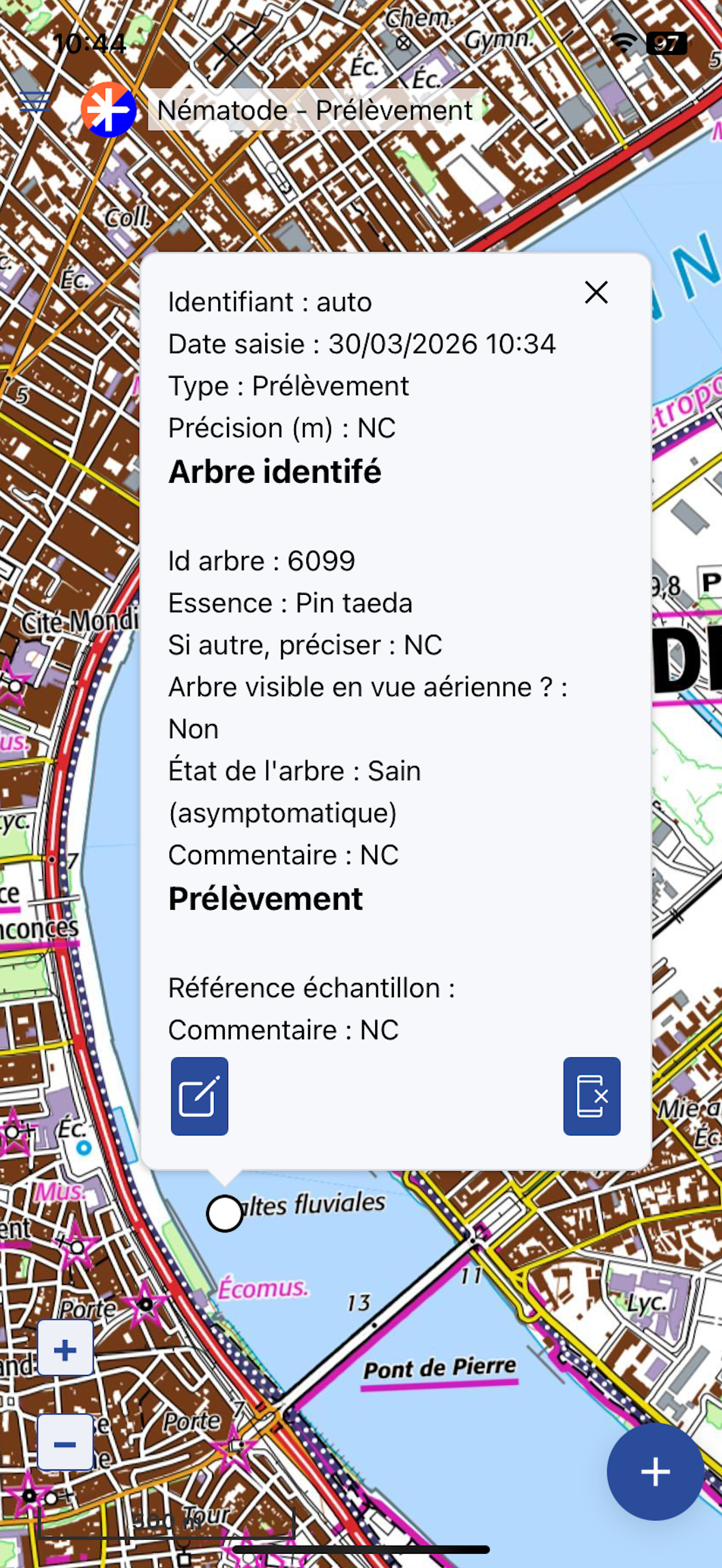 MobiGIP Nématode screenshot 3