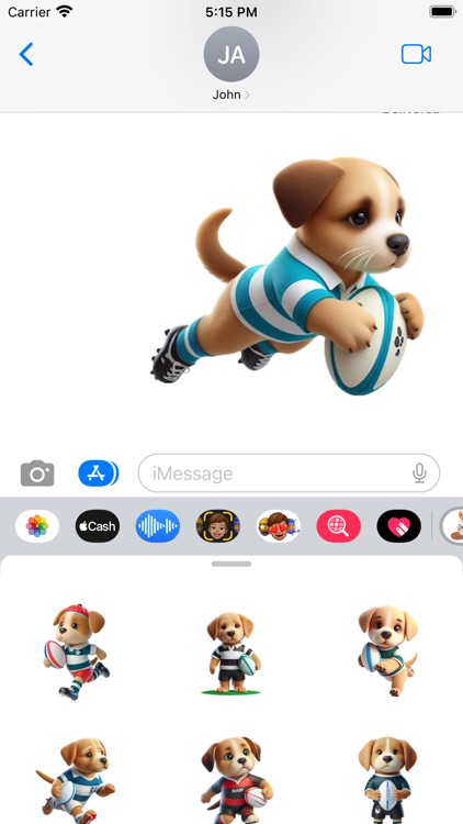 Rugby Puppy Stickers screenshot-5
