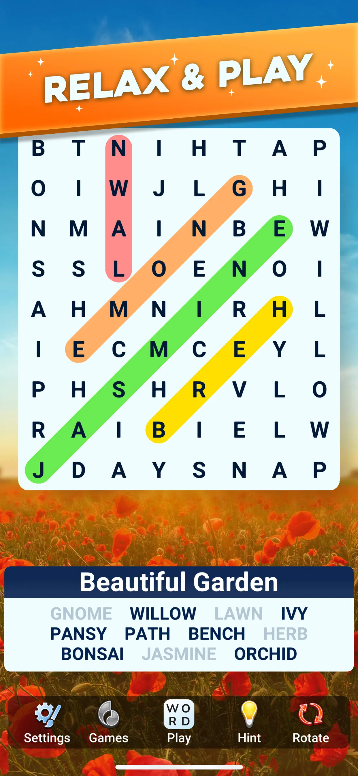 Word Search Legend screenshot 1