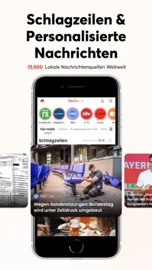 Screenshot von Opera News-topaktuell & Lokal auf dem iPhone 1