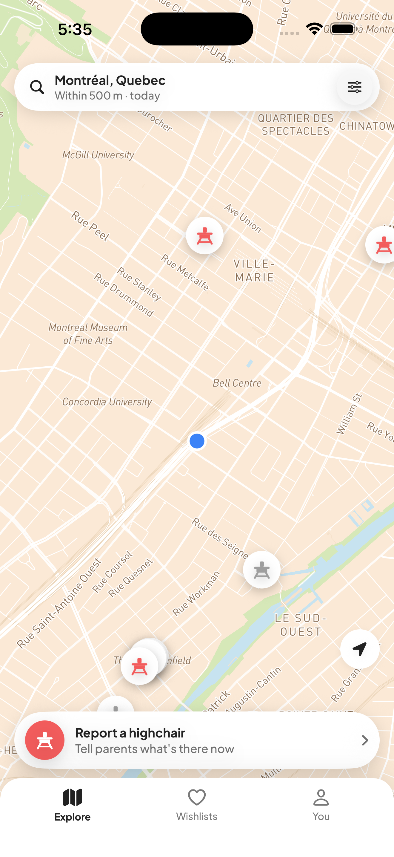 Bambi — Highchair Map screenshot 2
